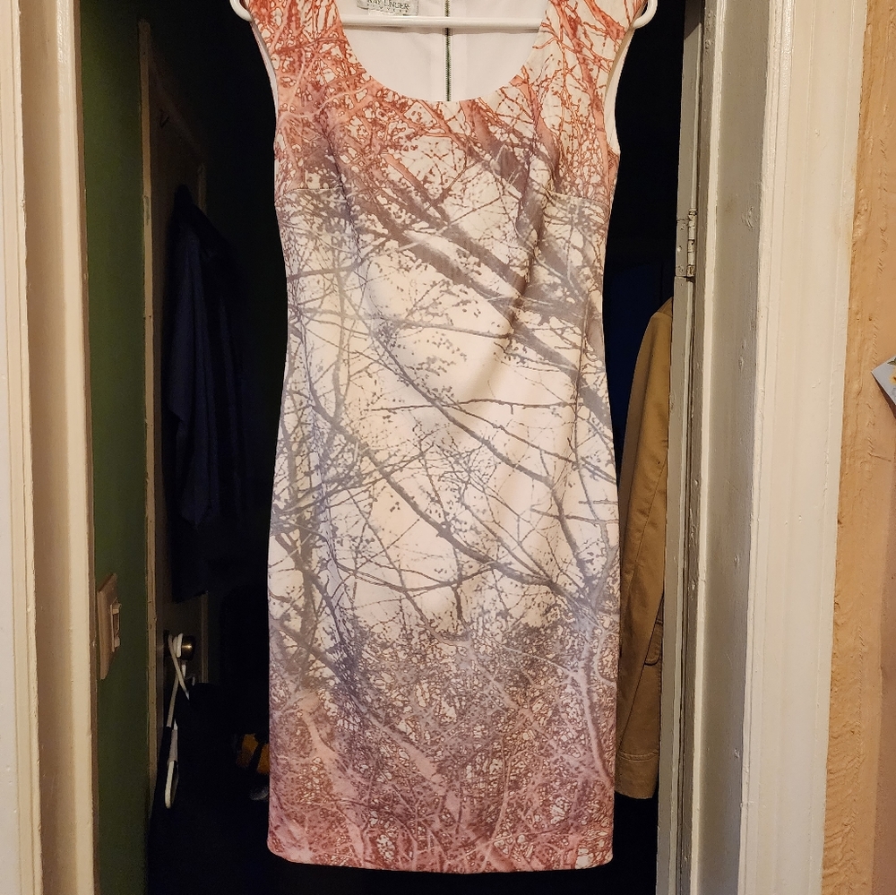 Kay Unger New York, Multiple Colored Branchy Patt… - image 6